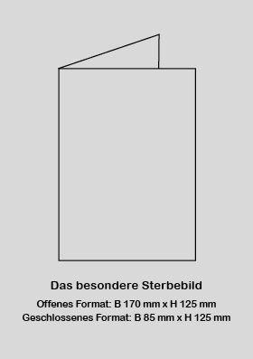 Das etwas größere Sterbebild