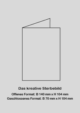 Das kreative Sterbebild