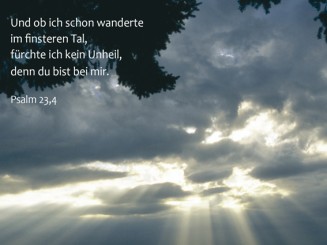 107 Sterbebild Licht im Himmel 