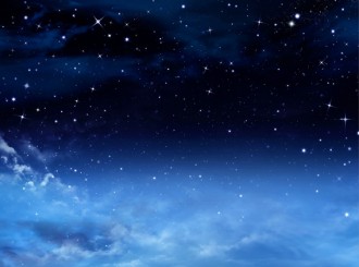 145 Sterbebild Sternenhimmel 