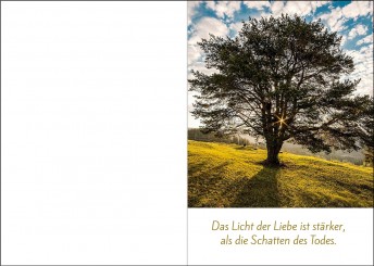 Trauerkarte "Baum" (1499) 