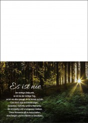 1776 Trauerkarte 4-seitig DIN A 6 nach oben, ohne Kuvert 