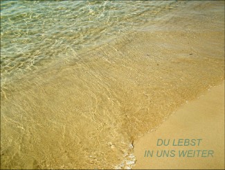 1816 Sterbebild Sandstrand 