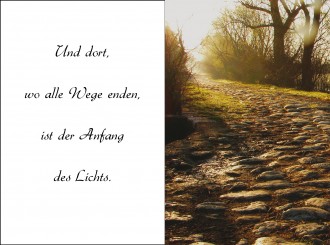 18024 Sterbebild Anfang des Lichts 