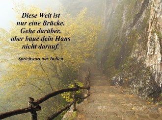 18030 Sterbebild Brücke des Lebens 