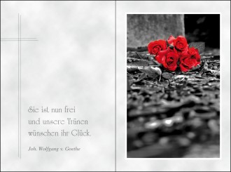 18065 Sterbebild Rote Rosen 