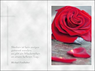 18068 Sterbebild Rosenblätter 