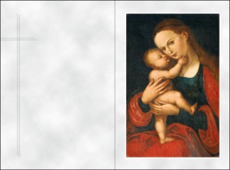 18071 Sterbebild Mutter Gottes 