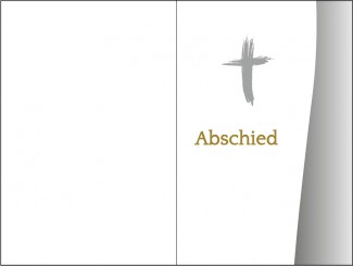 280 Sterbebild Motiv mit Trauerrand 