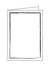 3010 Trauerbrief DIN A 5 gefaltet, ohne Kuvert 