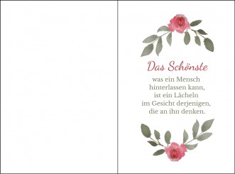 4055 Sterbebild Kunstmotiv Rosen 