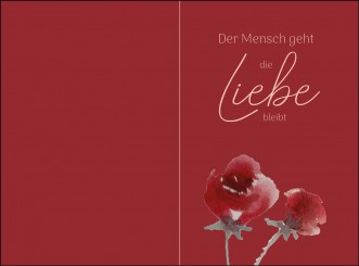 4069 Sterbebild Der Mensch geht - die Liebe bleibt 
