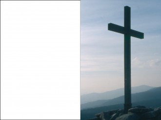 7008 Sterbebild Gipfelkreuz 