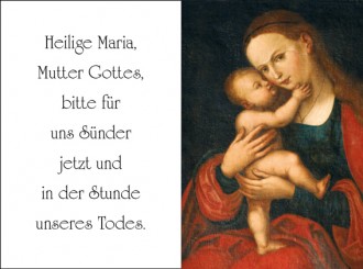 731 Sterbebild Mutter Gottes 