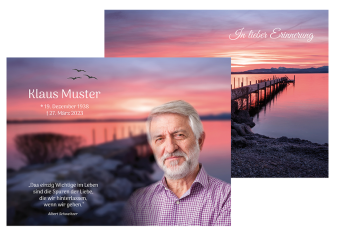 Sterbebild Naturwunder 