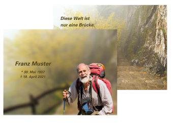 Sterbebild Brücke des Lebens 