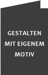 1400 Trauerkarte 4-seitig DIN A 6 Hoch, ohne Kuvert 