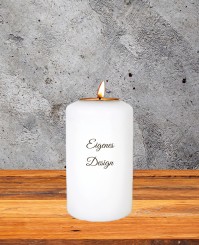 Eigenes Design ➥ Gedenkkerze mit Teelichthalter 