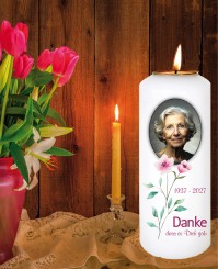 Gedenkkerze ➥ Danke dass es Dich gab 
