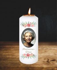 Gedenkkerze ➥ Flower 