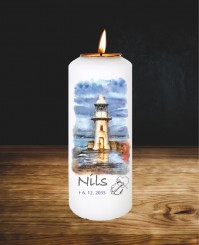 Gedenkkerze ➥ Leuchtturm 