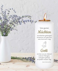 Gedenkkerze ➥ Von guten Mächten 