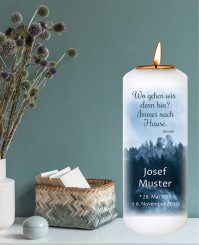 Gedenkkerze ➥ Wo gehen wir hin? 