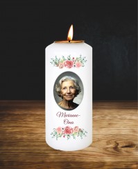 Gedenkkerze ➥ Flower 