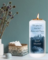 Gedenkkerze ➥ Wo gehen wir hin? 