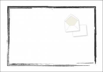 04 Kuvert C 5 für Trauerbrief und Trauerkarte mit Rahmen 