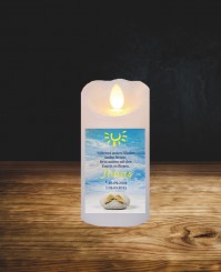 LED Engelflügel Gedenkkerze 