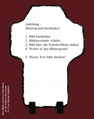 KREUZ AUS SCHIEFER Eigenes Design  ➥ Hochwertige Ausführung! 