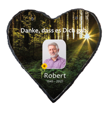 HERZ AUS SCHIEFER Waldlichtung  ➥ Hochwertige Ausführung! 