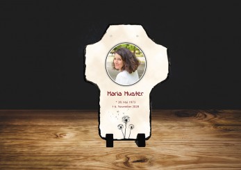 KREUZ AUS SCHIEFER Chamois  ➥ Hochwertige Ausführung! 