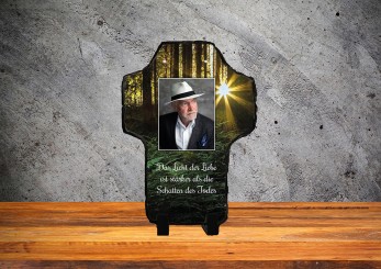 KREUZ AUS SCHIEFER Waldlichtung  ➥ Hochwertige Ausführung! 