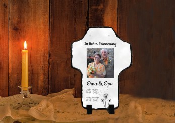 KREUZ AUS SCHIEFER Wolkenmarmor  ➥ Hochwertige Ausführung! 