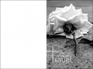 1039 Sterbebild Trauerrose 