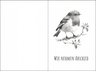 2024 Sterbebild Vogel 