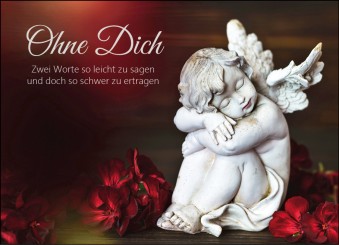 Trauerkarte "Engel" (1650) 