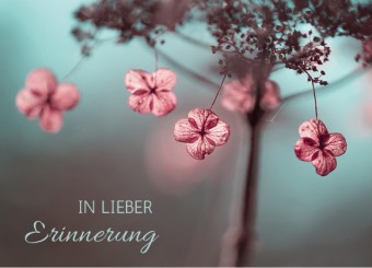 Trauerkarte "Naturbild kreativ" (1634) 