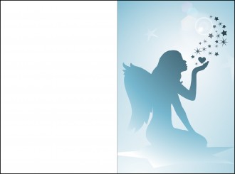 1043 Sterbebild Blauer Engel 