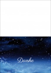 1723 Trauerkarte 4-seitig DIN A 6 nach oben, ohne Kuvert 