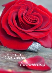 Gedenkkarte "Rosenblätter" (1304) 