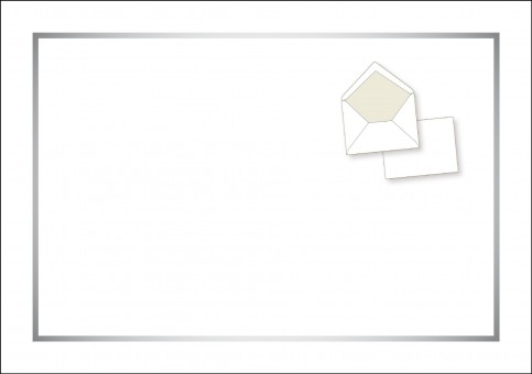 03 Kuvert C 5 für Trauerbrief und Trauerkarte mit Rahmen 